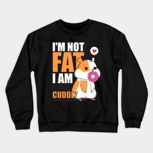 Hamster eating donut Crewneck Sweatshirt